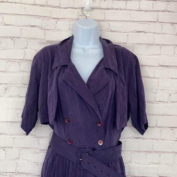 Vintage jumpsuit purple size small - Picture 3 of 16
